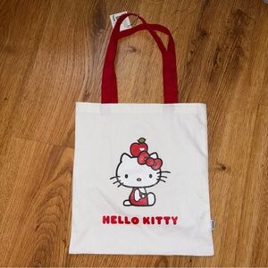 Hello Kitty White and Red Tote Bag
